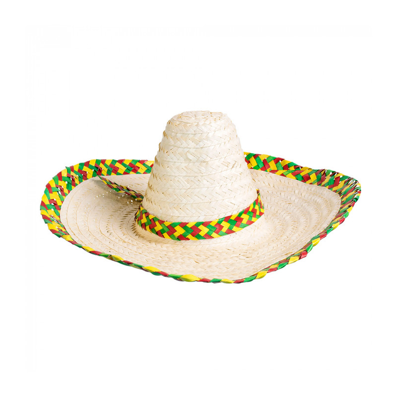 Mexický slamenný klobúk sombrero Fiesta